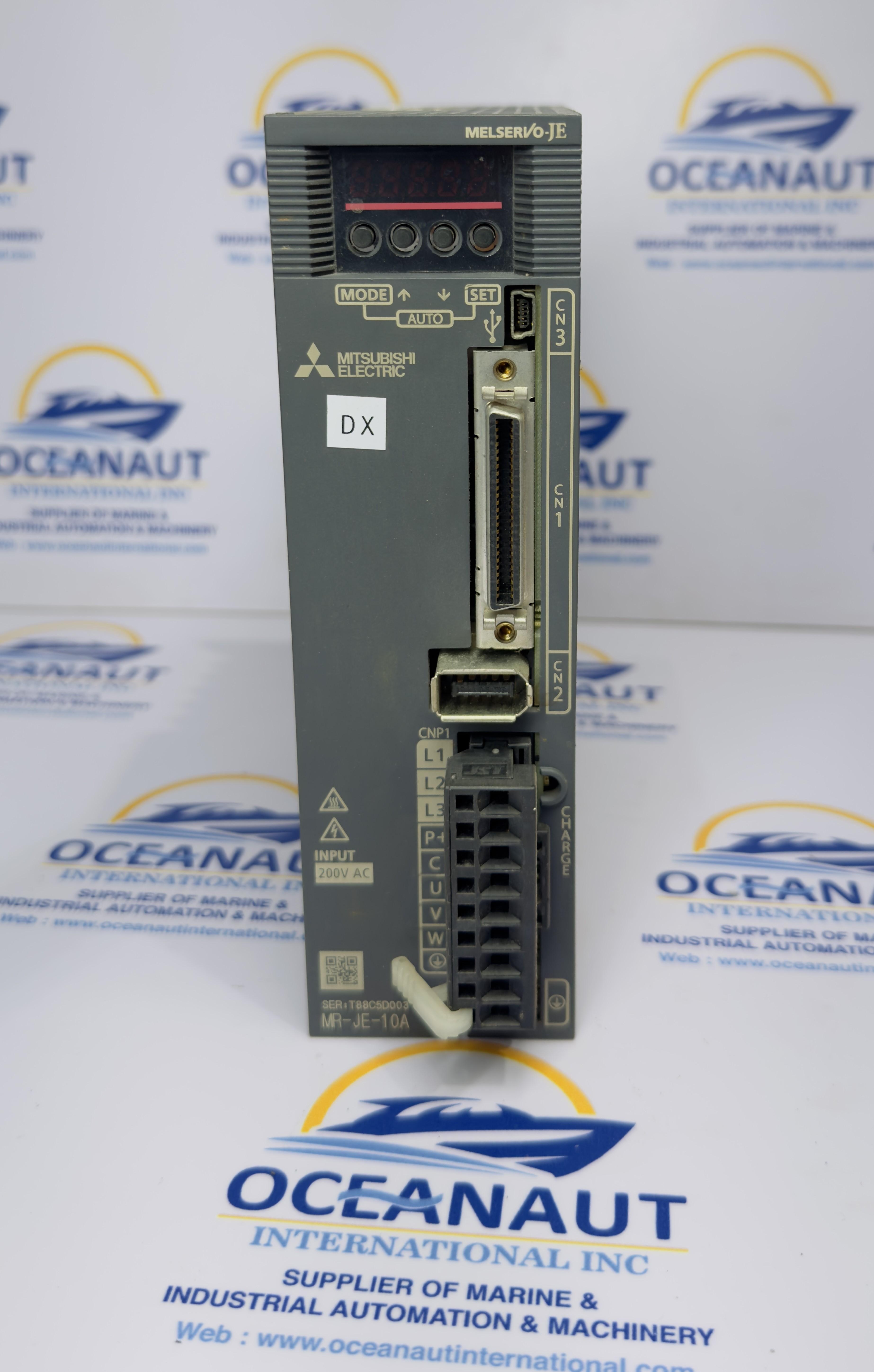 Mitsubishi MR-JE-10A Electric Servo Drive, Single Phase