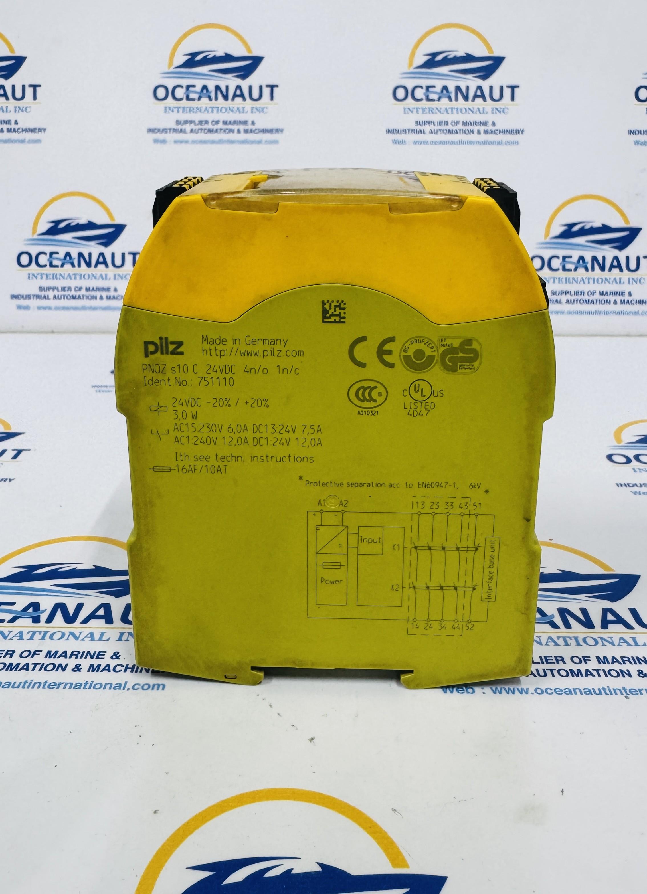 Pilz Safety Relay - 751110 - PNOZ S10