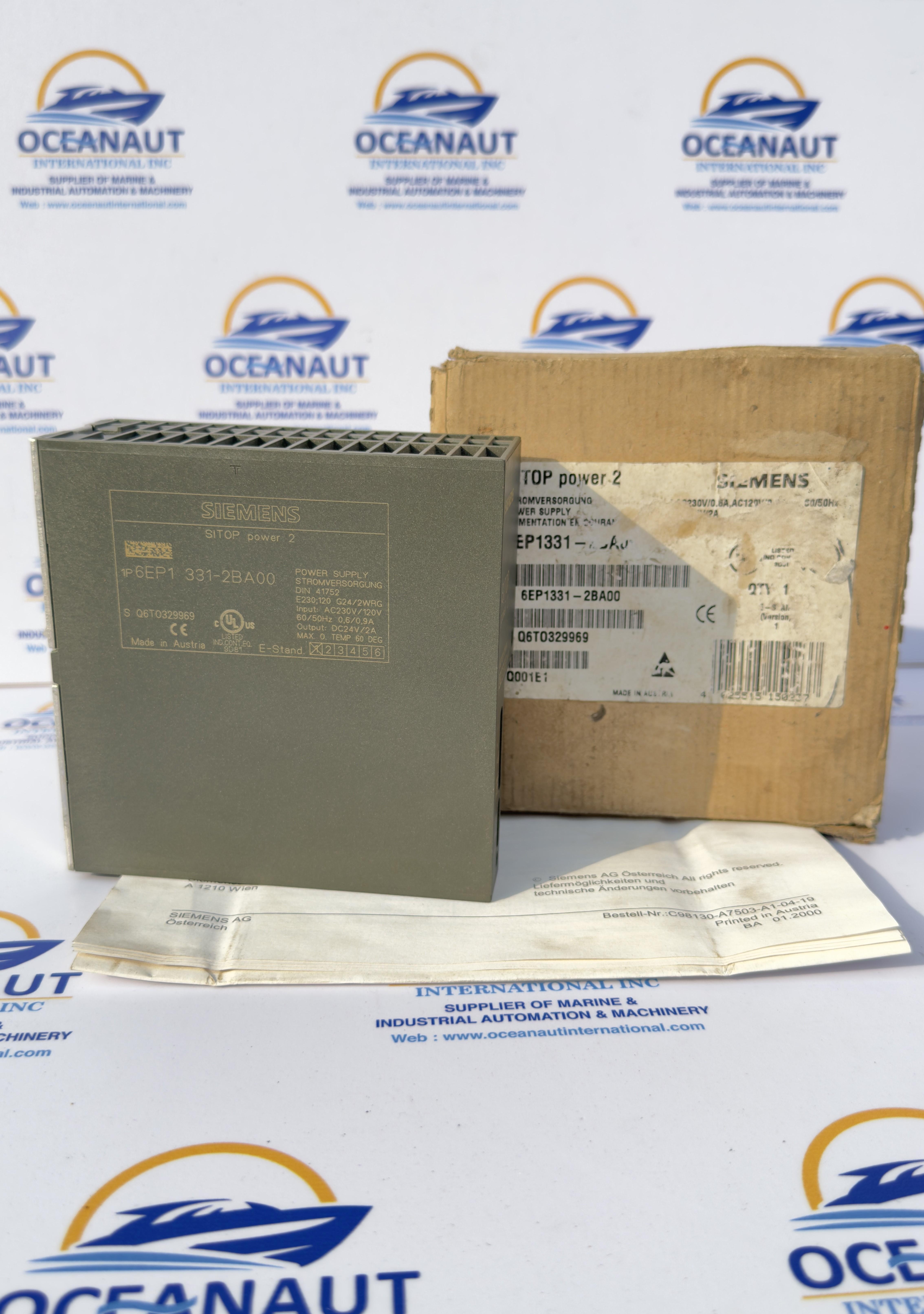 SIEMENS PLC SITOP POWER 2 (6EP1-331-2BA00) IP-215V OP-DC24V-2A