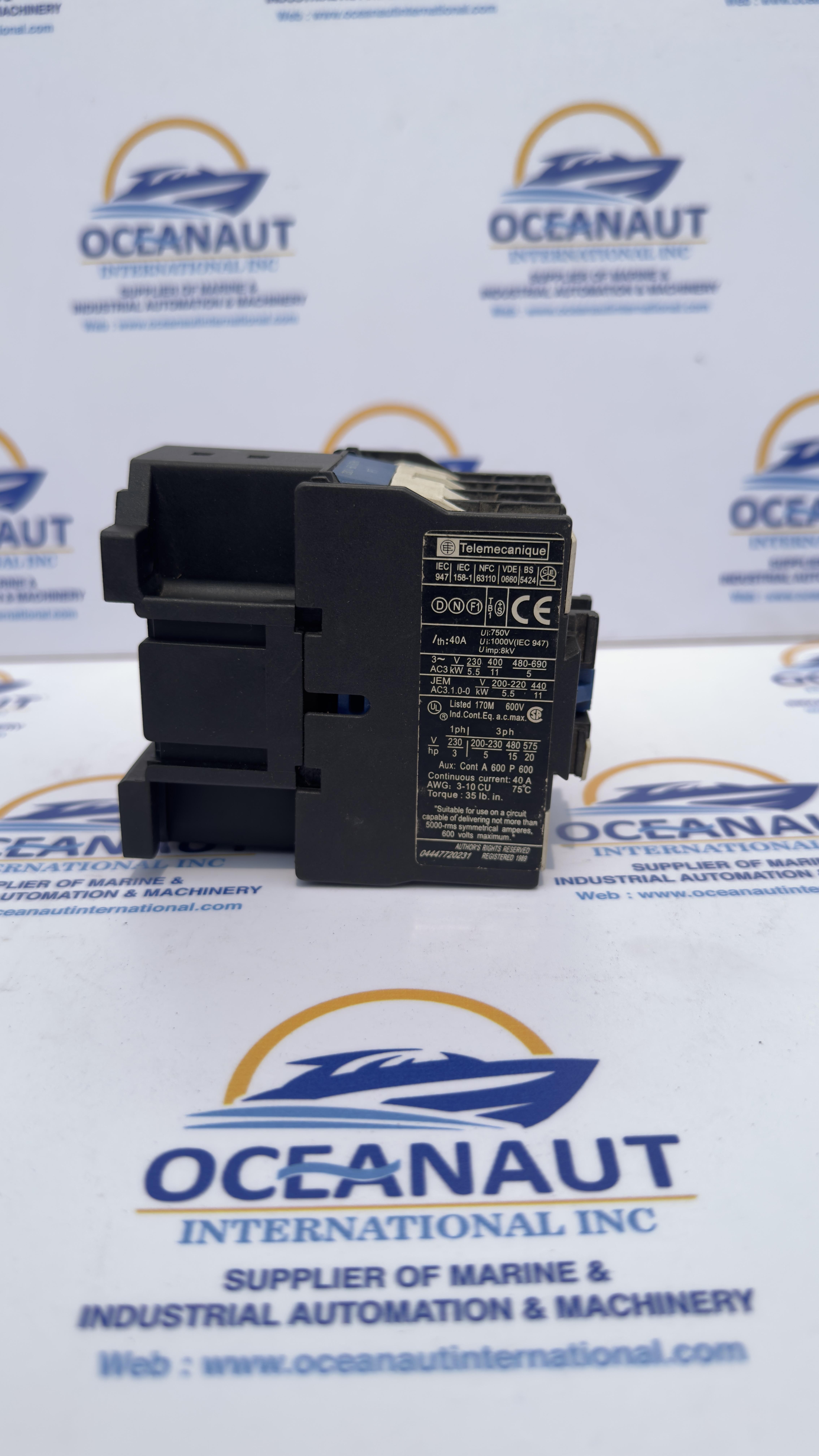Telemecanique Lc1 D2510 Contactor 40A 50/60Hz